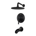 thumbnail image 1 of Pfister Rhen 1-Handle Tub & Shower Trim in Matte Black, 1 of 2