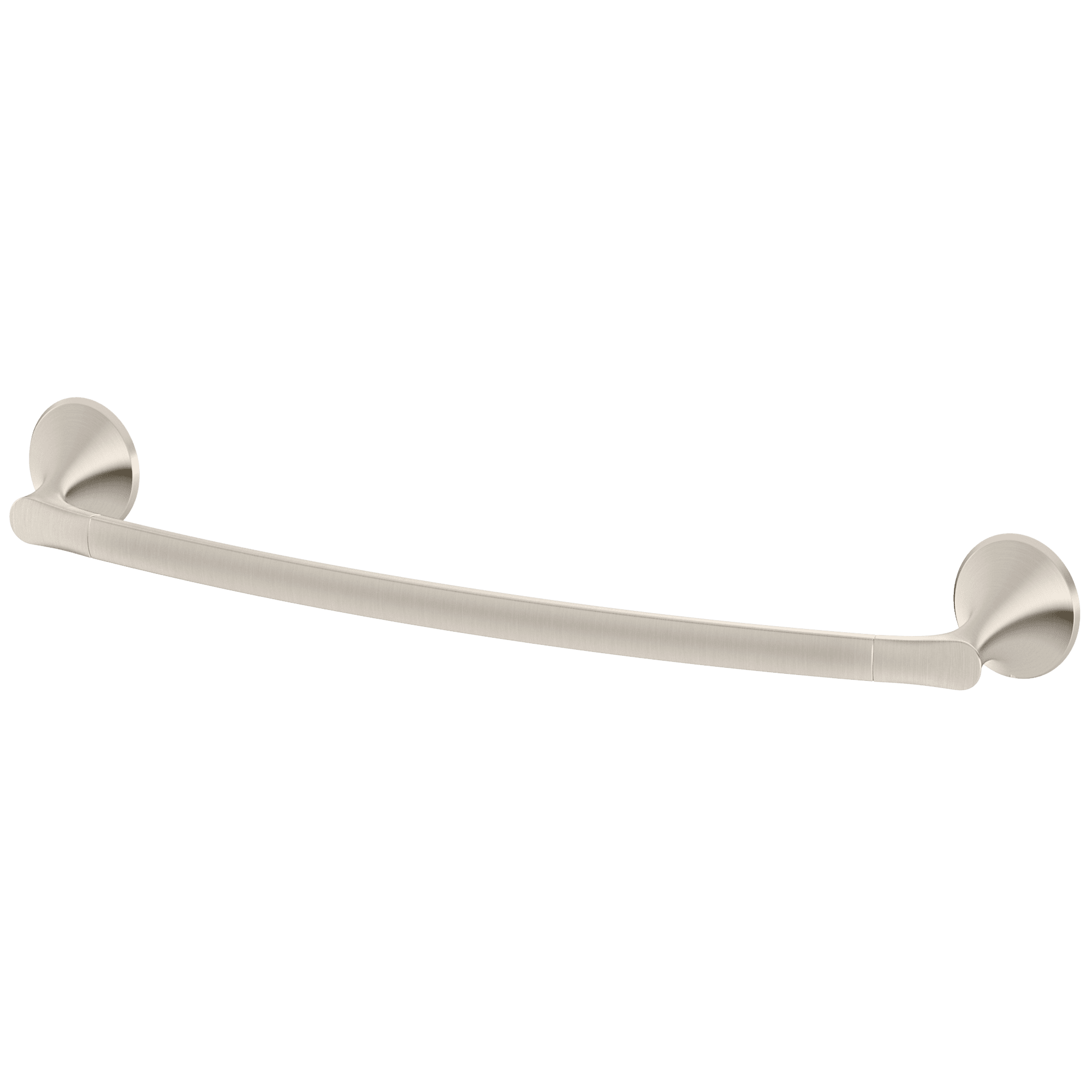 Rhen 18-inch Brushed Nickel Wall Mounted Towel Bar