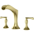 thumbnail image 1 of Pfister Rt65rh Rhen Deck Mounted Roman Tub Filler - Gold, 1 of 6