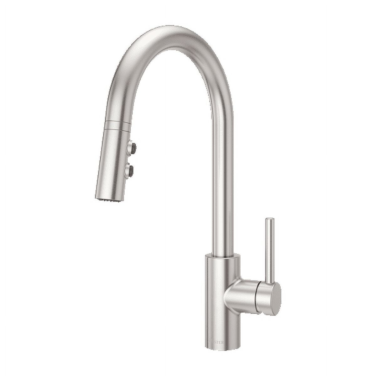Stainless Steel Single Handle Pull-Down Kitchen Faucet