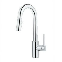 Pfister Stellen1-Handle Pull-Down Bar/Prep Kitchen Faucet in Polished Chrome