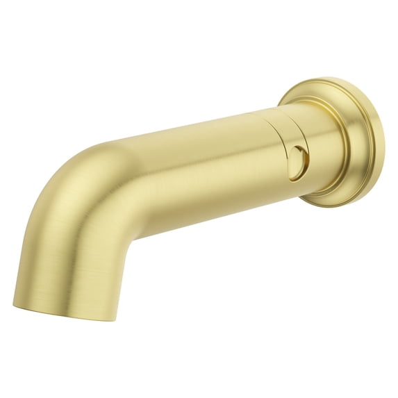 Pfister Tbs-01Shw Modern Round 8-7/16" Integrated Diverter Tub Spout - Gold