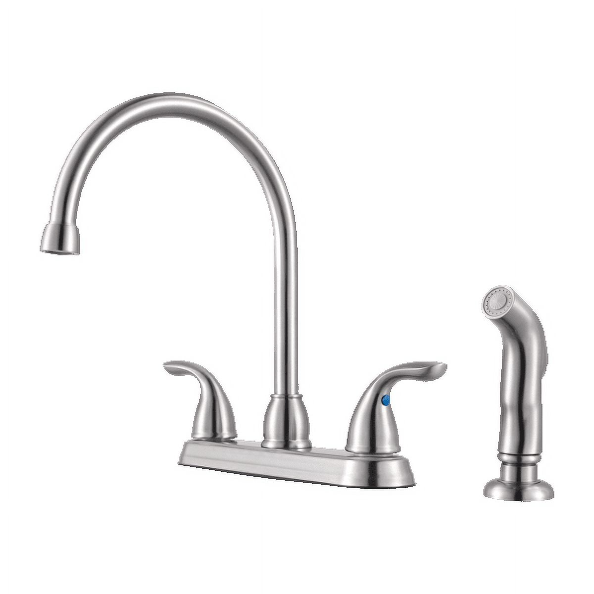 Stainless Steel High Arc Kitchen Faucet with Pull-out Spray