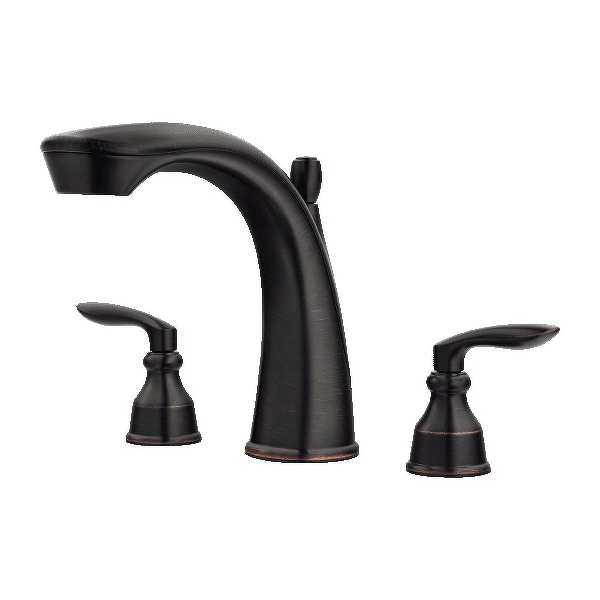 Tuscan Bronze Double Handle Roman Tub Faucet Set