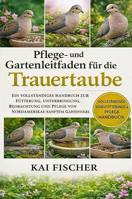 Pflege- und Gartenleitfaden fÃ¼r die Trauertaube: Ein vollstÃ¤ndiges Handbuch zur FÃ¼tterung, Unterbringung, Beobachtung un, (Paperback)