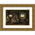thumbnail image 1 of Pfleghart, Franziskus 18x13 Gold Ornate Wood Framed with Double Matting Museum Art Print Titled - Was Salvador Here?, 1 of 4