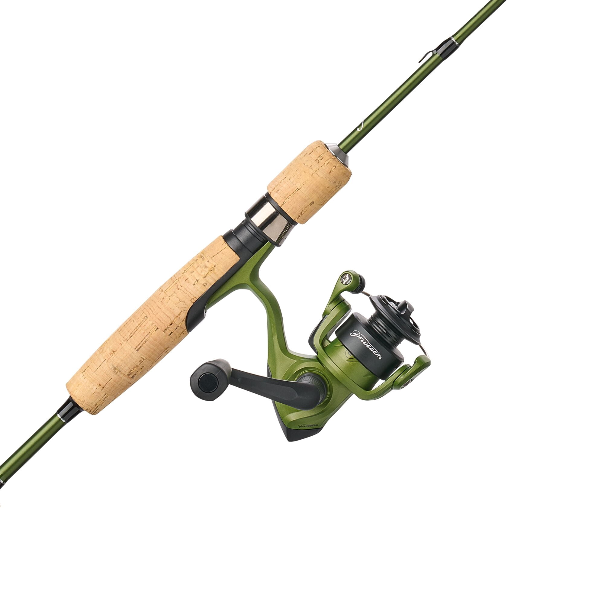 Pflueger Monarch Spinning Combo, 4'8" 2-pc Ultra Light Fishing Rod, 20-Size Reel