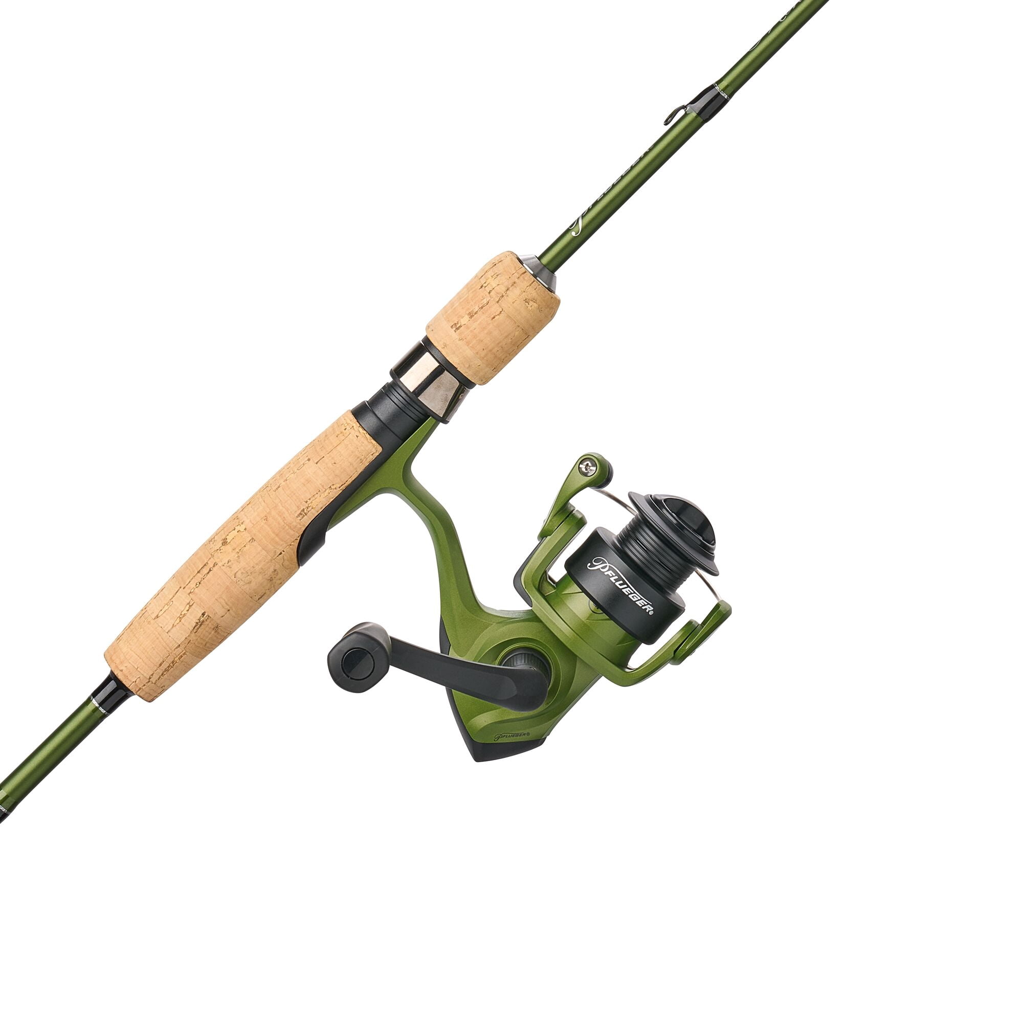 Pflueger Monarch Spinning Combo, 5'6" 2-pc Ultra Light Fishing Rod, 25-Size Reel
