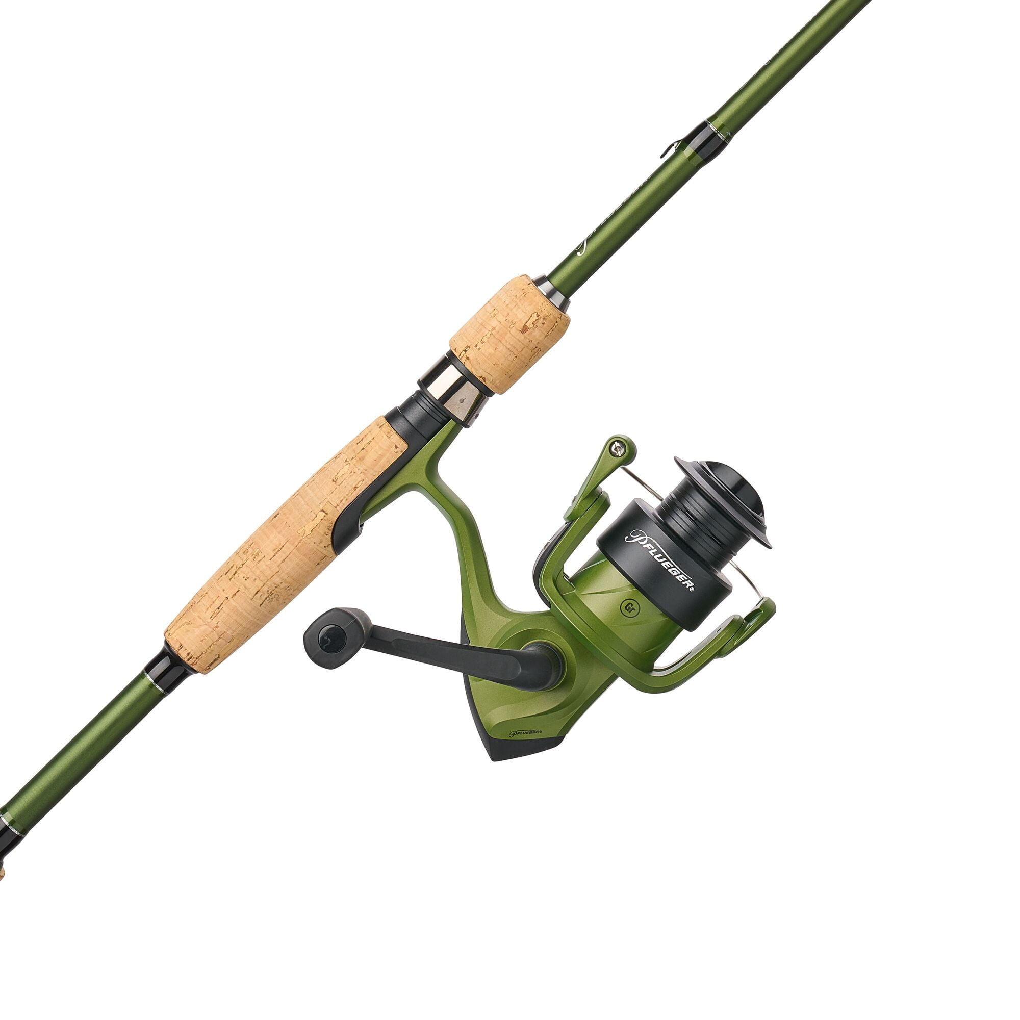 Pflueger Monarch Spinning Combo, 6'6" 1-pc Medium Fishing Rod, 30-Size Reel