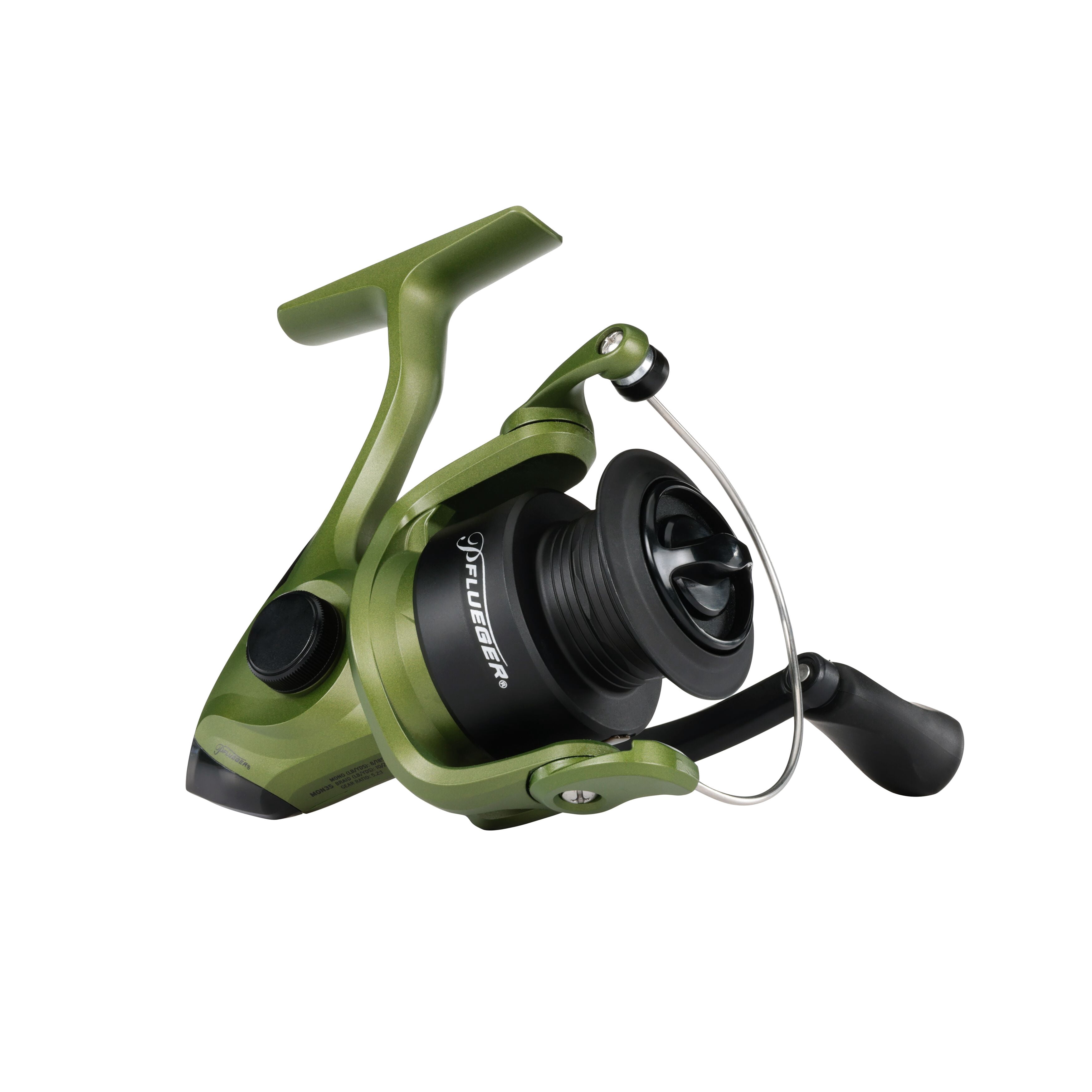 Pflueger Monarch Spinning Reel, 35 Size (5.2:1)