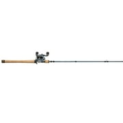 Pflueger President Baitcast Fishing Combo, 7 Medium Heavy Rod, Left-Handed Reel
