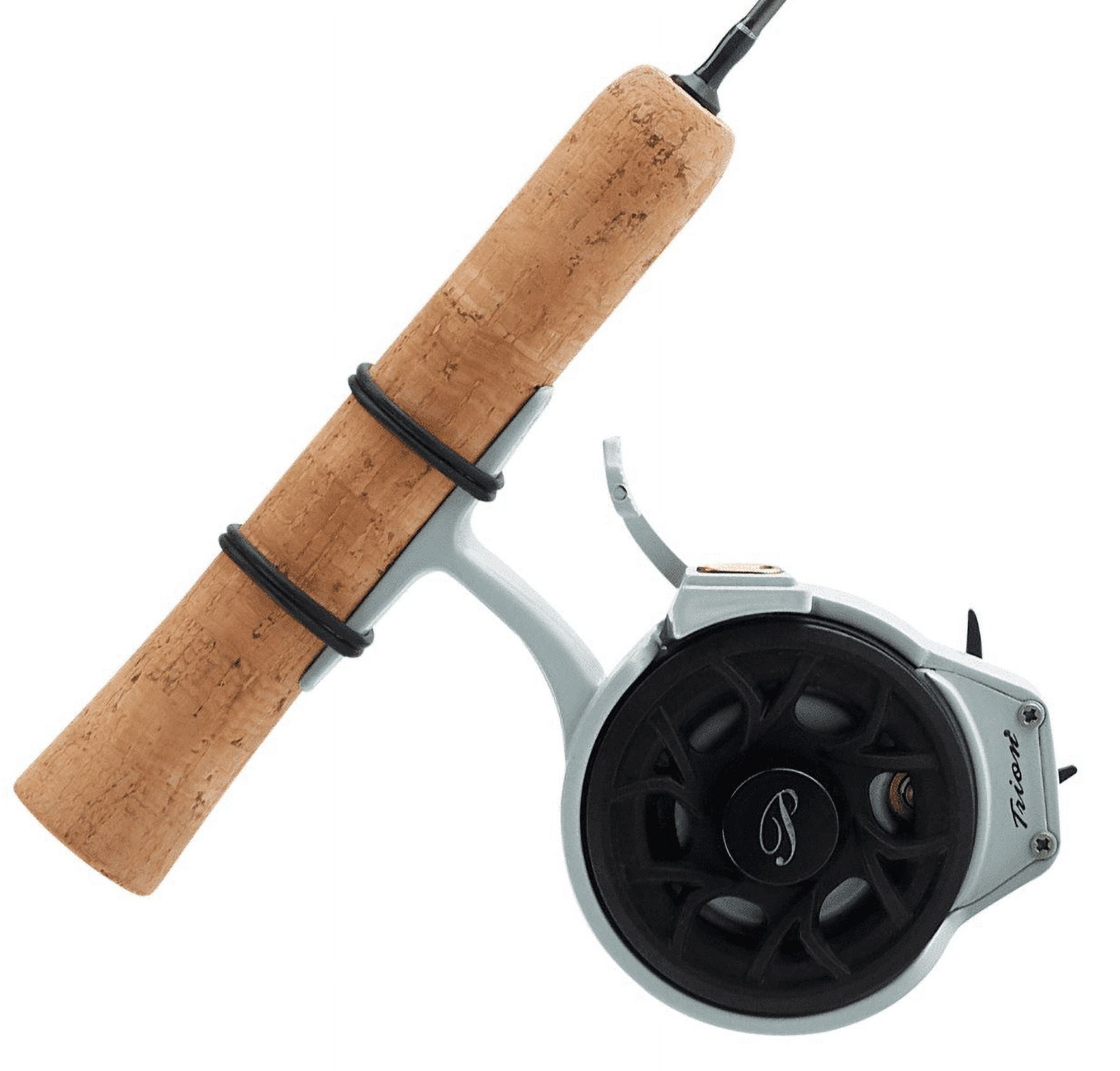 Pflueger Trion 26in Inline Medium Light Ice Fishing Combo Moderate Action
