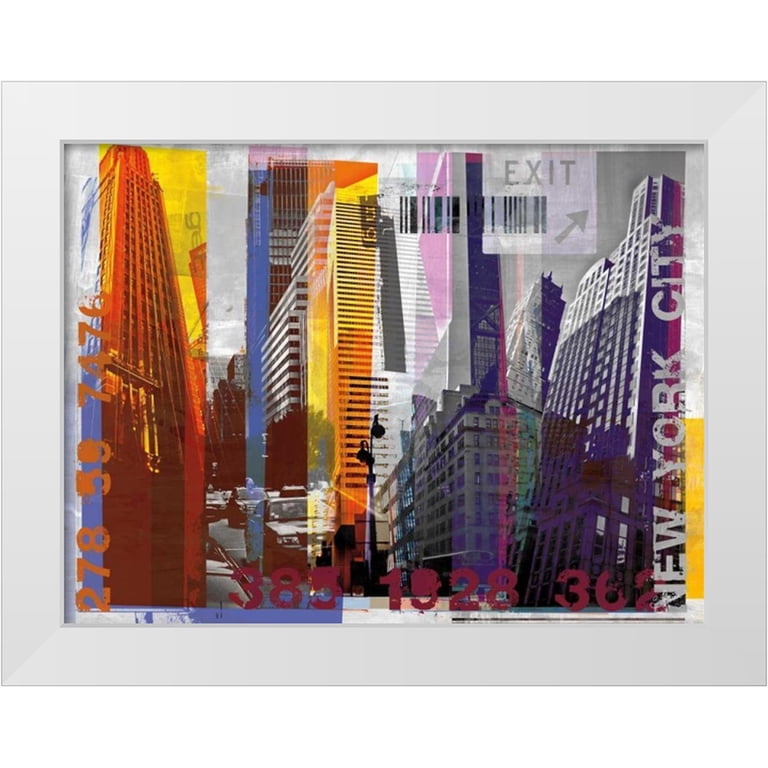 Pfrommer, Sven 32x25 White Modern Wood Framed Museum Art Print
