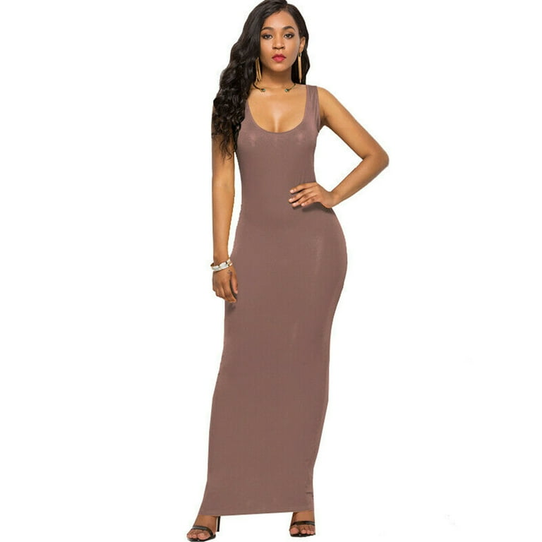 Black tank hotsell top maxi dress