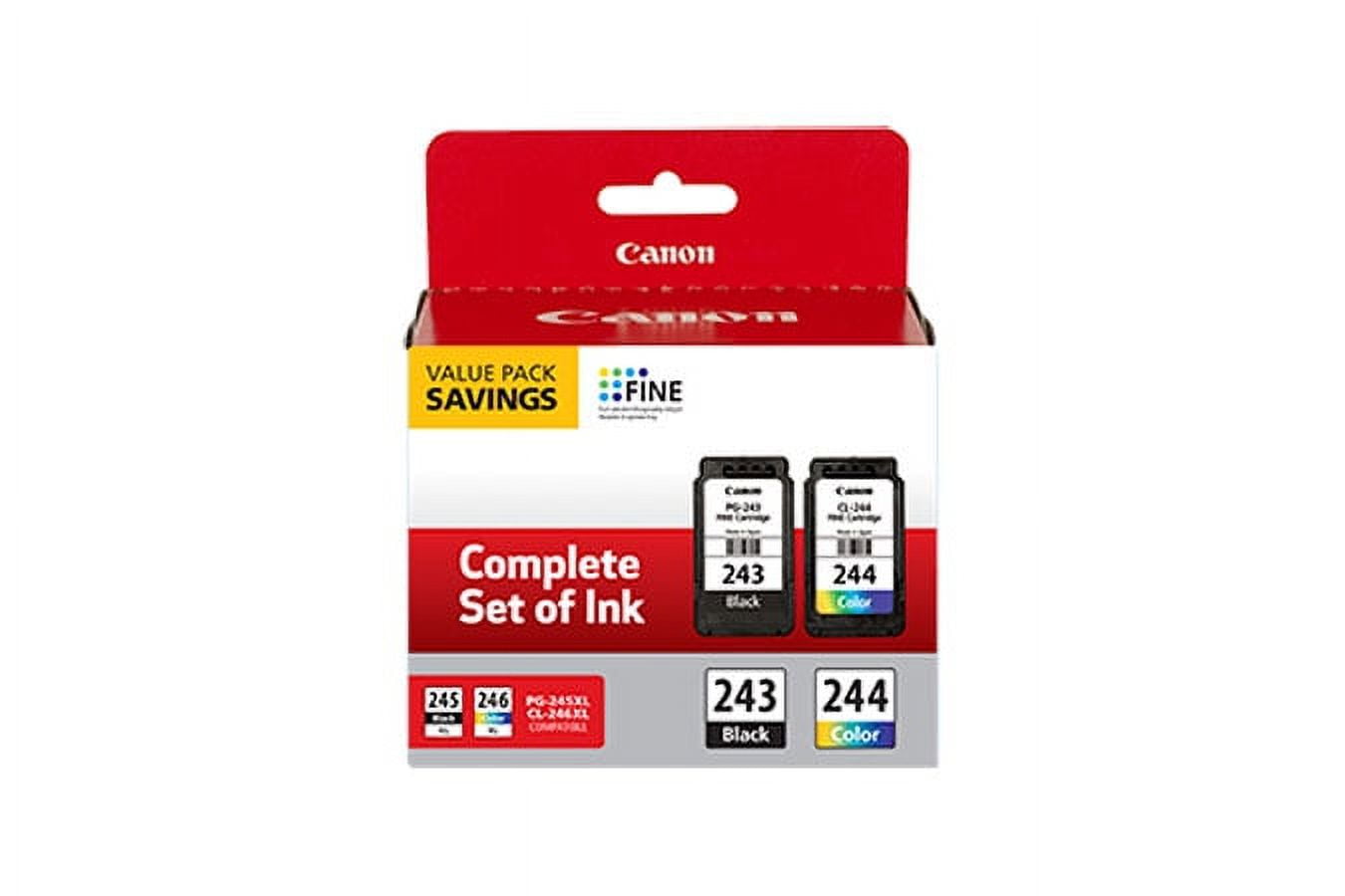 Pg 243 Black Ink Cl 244 Multi S Colored Ink Set for Compatible