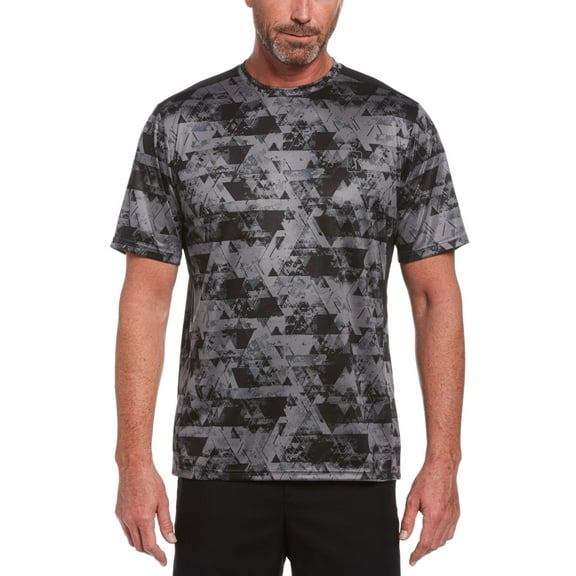 Pga Tour Men's Camo-Print T-Shirts, Black, Small