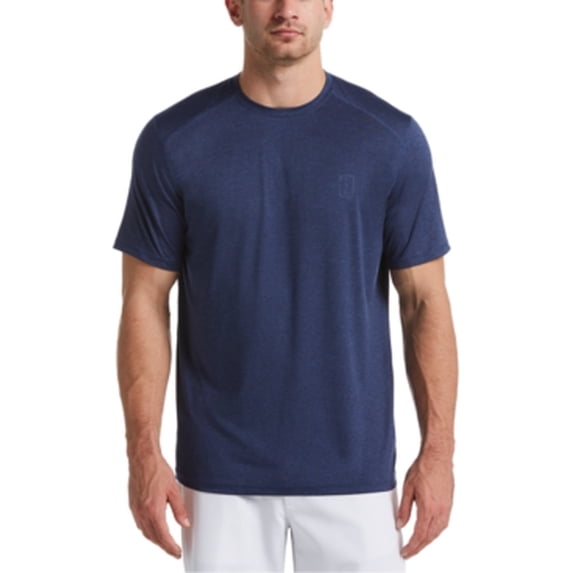 Pga Tour Mens Heathered T-Shirt Peacoat Heather 2XL
