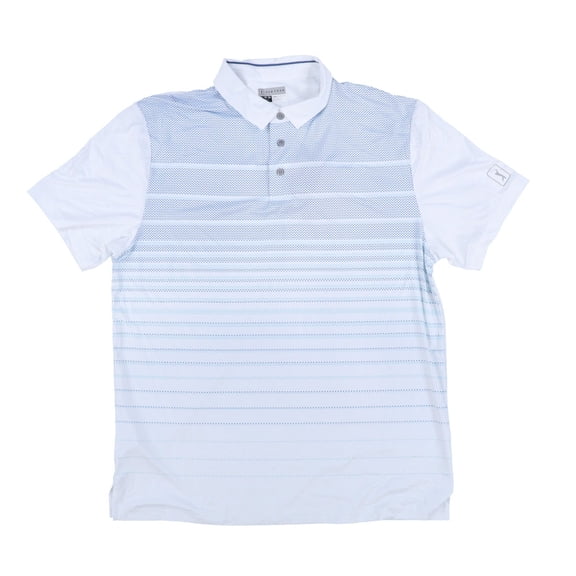 Pga Tour Mens Short Sleeve Performance Polo Shirt Active Top Bright White XL New