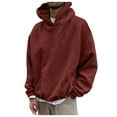 thumbnail image 1 of Pgeraug Hoodies for Men Loose Solid Hooded Sweater Top Mens Sweater Xl, 1 of 6