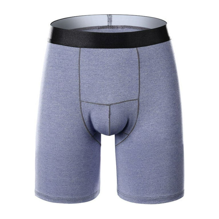 Men′ S Customized Color Yarn Boxer Underwear Seamless - China