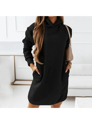 Hooded sweater dress outfit 2025