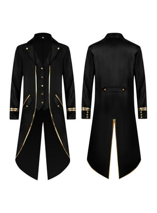 Black and gold winter coat top