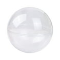 thumbnail image 1 of PGYONG 5 Pack Clear Plastic Balls Fillable Ornaments Ball Transparent Acrylic Hollow Ball DIY Crafts Wedding Decorations Bath Bomb Mold Shells Molding DIY Projects,80 mm, 1 of 8