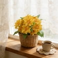 thumbnail image 1 of Pgyong Artificial Passion Flower Stems, Realistic Silk Floral Arrangements for Vase, Wedding Centerpiece, Home Decor, Event Decor, 1 of 6