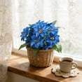 thumbnail image 1 of Pgyong Artificial Passion Flower Stems, Realistic Silk Floral Arrangements for Vase, Wedding Centerpiece, Home Decor, Event Decor, 1 of 6