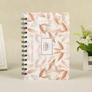 VANLOFE B6 Spiral Notebooks 5×7 Inch College Ruled Small Journals Hardcover Floral Cute Note Book for Studio Women