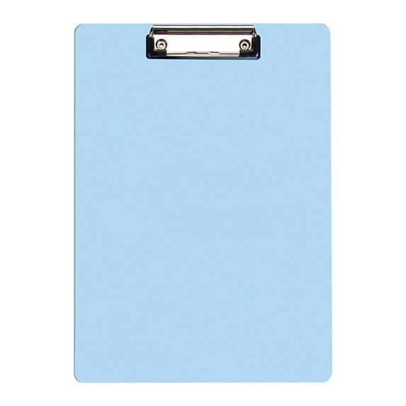VANLOFE Folder Writing Pad Test Paper Storage Box Multifunctional Clipboard Writing Clamp Board Office Supplies A4 Board Clamp,Light Blue