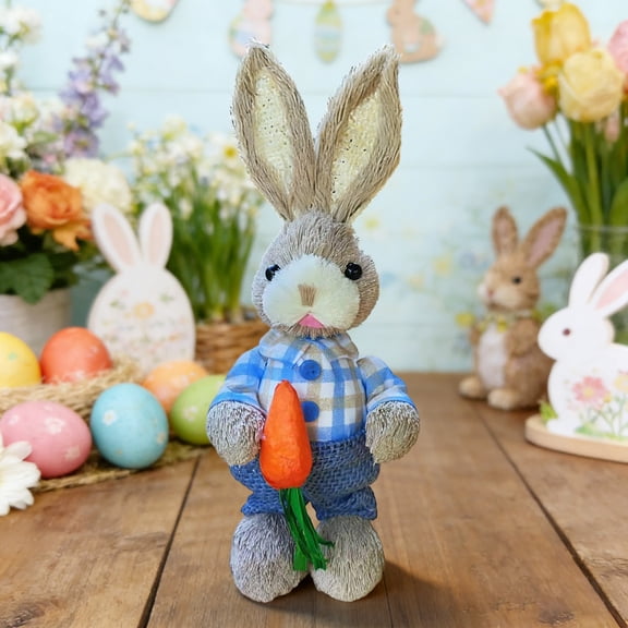 Pgyong Handmade Miniature Grass Easter Decor, Natural Eco-Friendly Artisan Crafted Home Decor Gift for Spring, Housewarming