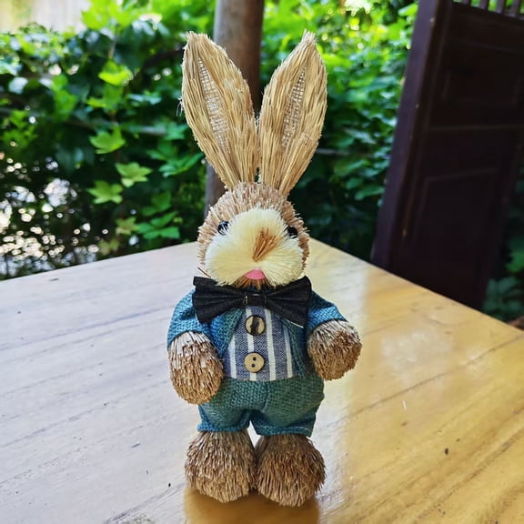 Pgyong Handmade Miniature Grass Easter Decor, Natural Eco-Friendly Crafted Home Decor, Unique Artisan Gift for Housewarming & Holiday