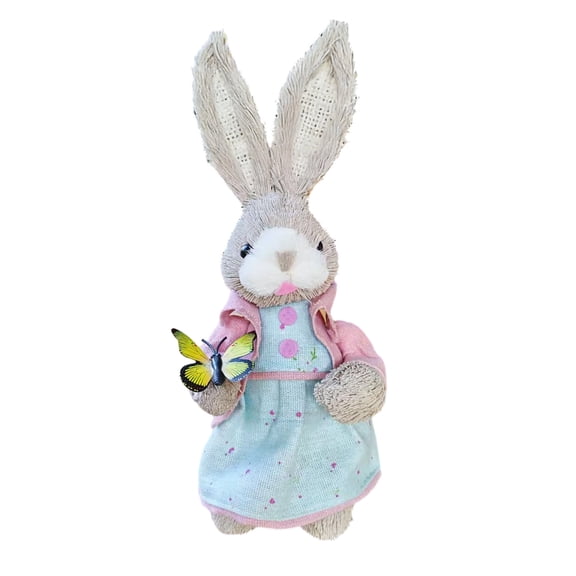 Pgyong Miniature Handcrafted Grass Easter Home Decor, Natural Eco-Friendly Artisan Crafted Decorative Grass for Table Centerpiece and Gift