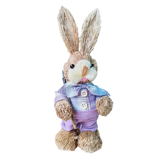 Pgyong Miniature Handcrafted Grass Easter Home Decor, Natural Eco-Friendly Artisan Crafted Decorative Grass for Table Centerpiece and Gift