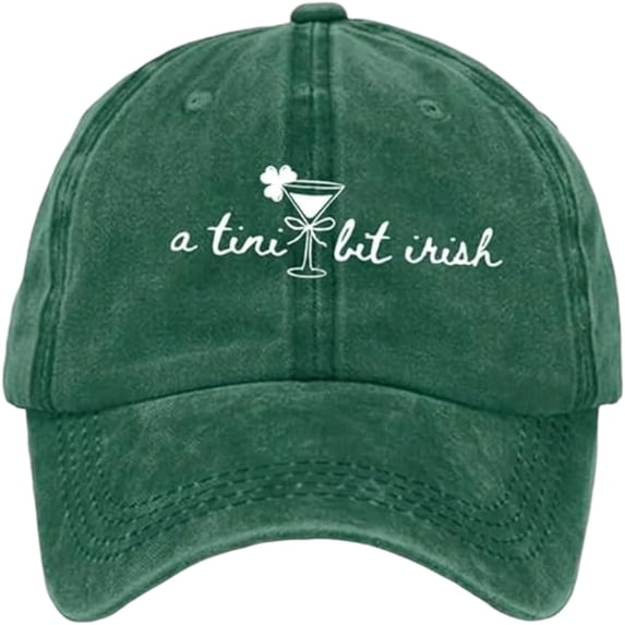 Pgyong St Patricks Day Baseball Cap for Men Women, Irish Hat with Moisture Wicking, Adjustable Fit, Raised Embroidery, Gifts for Mom Grandma Grandpa