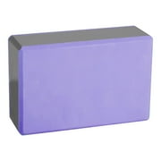 PGYONG Yoga Block, Yoga Blocks 1 Pack, Sturdy Yoga Foam Blocks, High Density & Non Slip Dance Blocks for Stretching and Toning, Fitness Accessories for Stability & Balance (Purple)