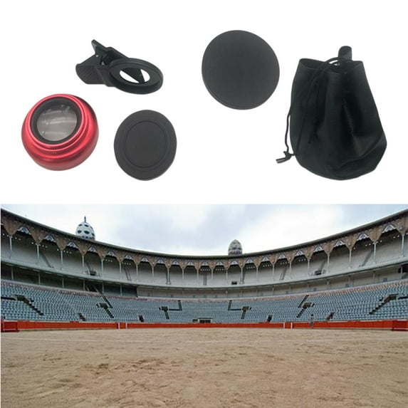 Ph Camera Lens , 0. Super Wide Angle Professional Portable Lens Micro Lens for Tablet Smartphs , Red