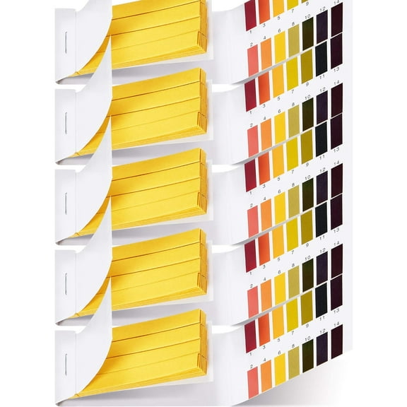 Ph Test Paper, Reliable For Maintaining Energetic Body Through Ph Balance Checks, Quick Detection In Everyday Substances At Home Office Travel (5 X 1Cm)