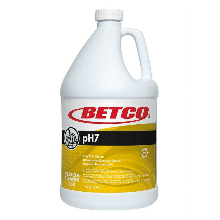 pH7 Floor Cleaner, Lemon Scent, 1 gal Bottle, 4/Carton pH7 Floor Cleaner, Lemon Scent, 1 gal Bottle, 4/Carton