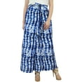 thumbnail image 1 of Phagun Blue Cotton Shibori Printed Fisherman Harem Pants Women Yoga Pajama-S, 1 of 6