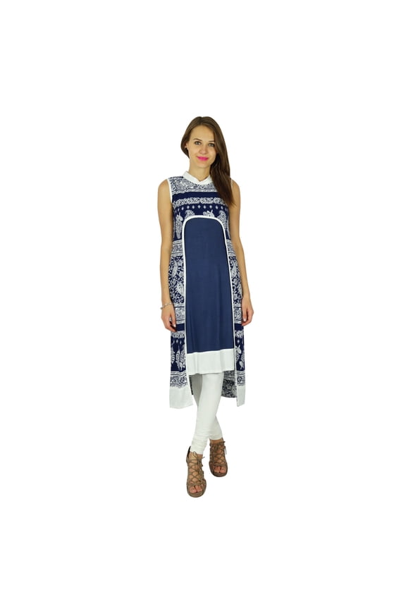 Bollywood Indian Designer Kurta Women Ethnic Kurti Cotton Tunic Dress