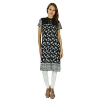Phagun Bollywood Kurta Indian Designer Women Ethnic Kurti Cotton Tunic Dress