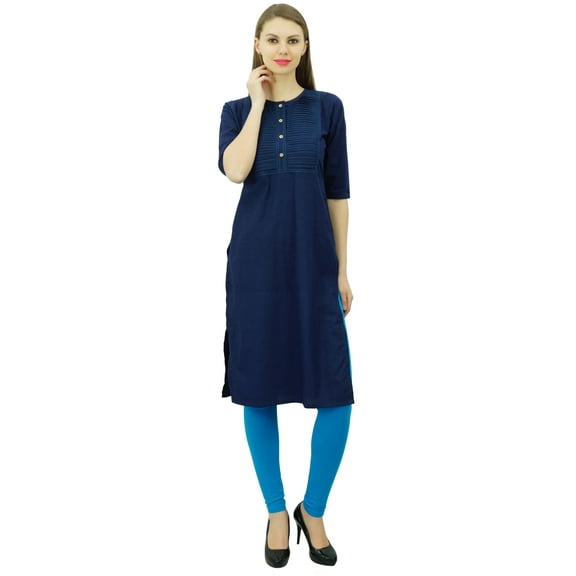 Phagun Cotton Designer Kurta Women Ethnic Top Tunic Indian Dress Straight Kurti