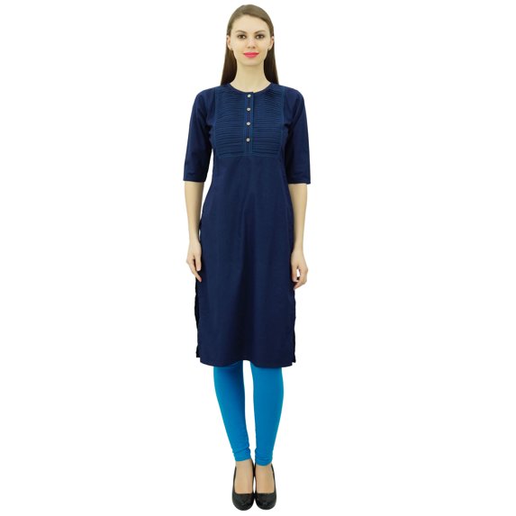 Phagun Cotton Designer Kurta Women Ethnic Top Tunic Indian Dress Straight Kurti