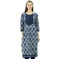 thumbnail image 1 of Phagun Cotton Kurti Tunic Top Indian Ethnic Casual Printed Kurta Blouse, 1 of 1