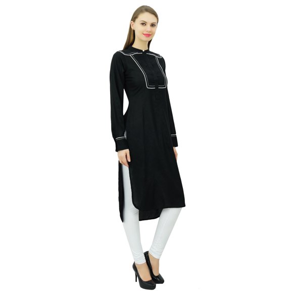 Phagun Designer Indian Rayon Punjabi Kurta For Womens Ethnic Straight Casual Tunic Kurti