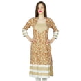 thumbnail image 1 of Phagun Designer Kurta Women Ethnic Kurti Cotton Rayon Printed Top Tunic Dress, 1 of 8