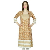 Phagun Designer Kurta Women Ethnic Kurti Cotton Rayon Printed Top Tunic Dress