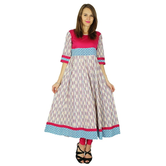 Phagun Ethnic Bollywood Kurta Indian Cotton Designer Women Kurti Tunic Dress